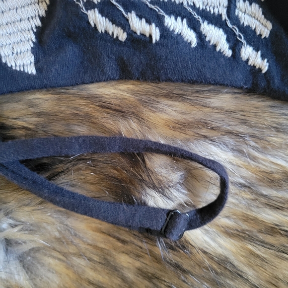 INC Embroidered Black Spaghetti Strap Dress  Mini Size S - Picture 12 of 13